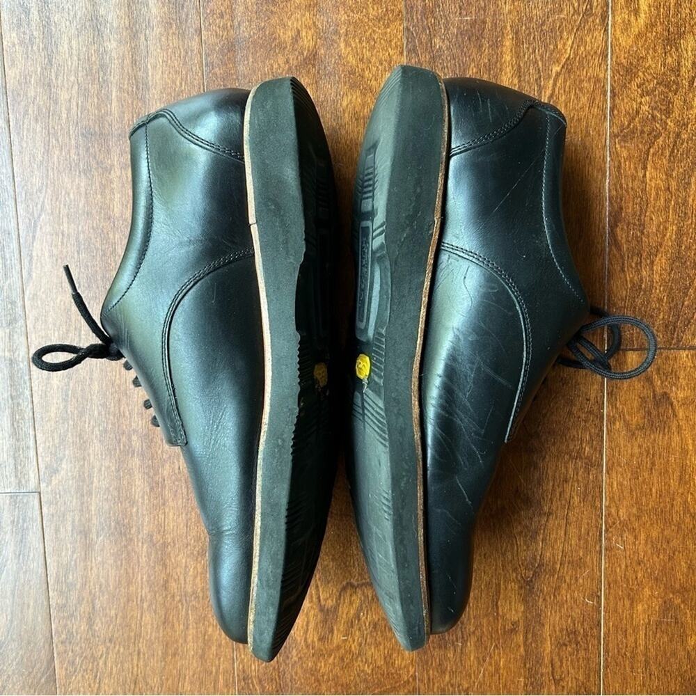 Samuel Hubbard Founder Classic Men’s Oxford Work Shoes, Black Leather, Size 10.5 - Picture 4 of 16